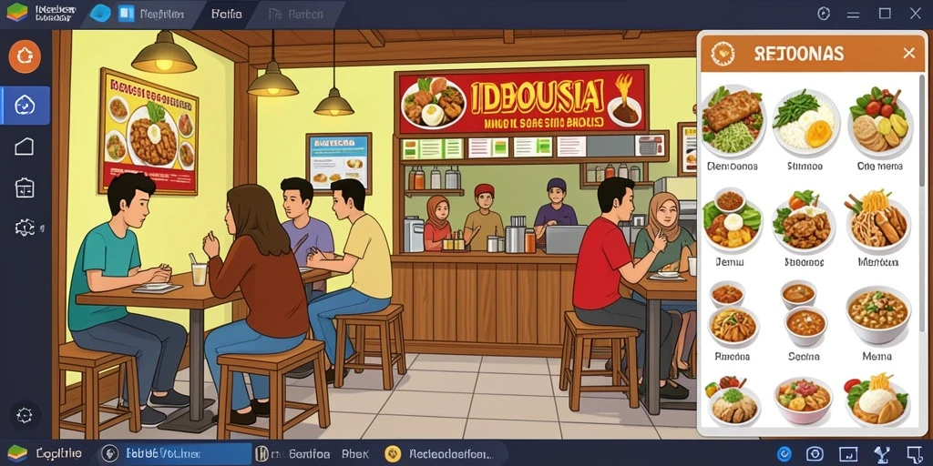 Tampilan karakter utama dalam aksi.