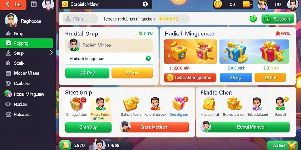 Tampilan antarmuka yang menarik dan user-friendly.