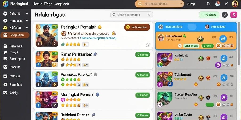 Tampilan antarmuka yang menarik dan interaktif.
