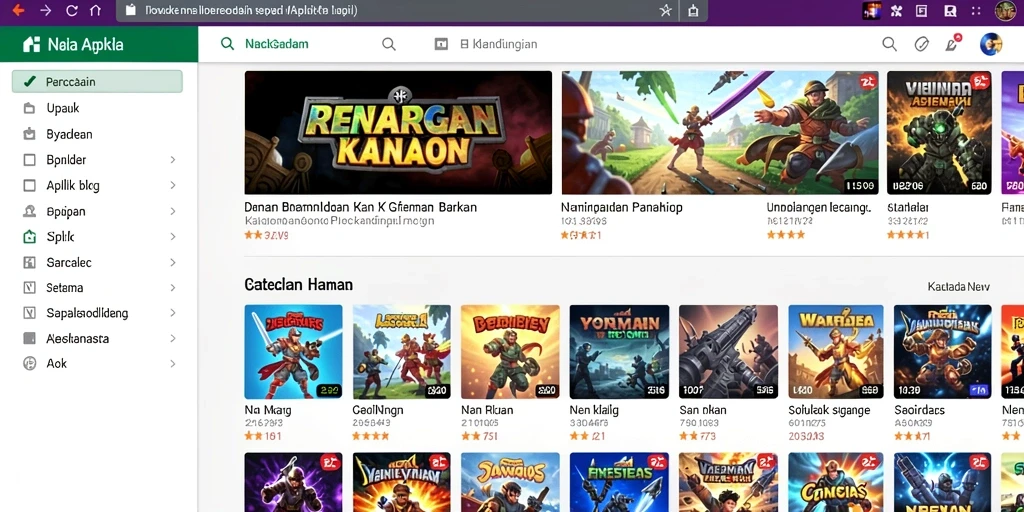 Tampilan utama aplikasi DY777 yang modern dan menarik.