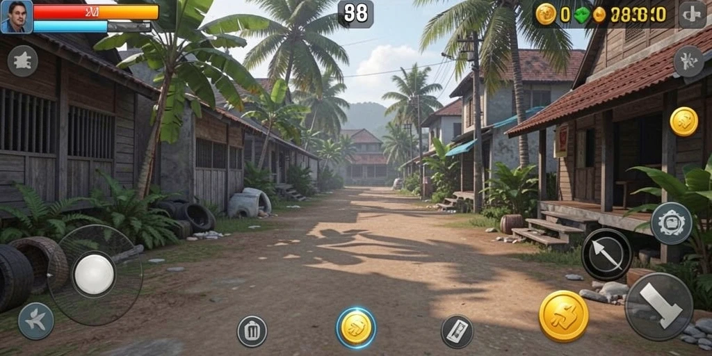 Tampilan level pertama yang menantang dan seru.