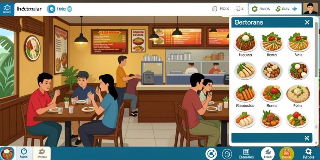 Tampilan grafis yang menawan dan penuh warna.