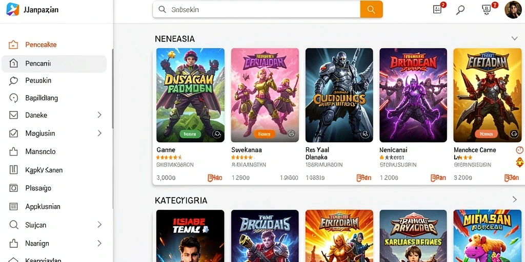 Tampilan awal game RAJACUAN yang menarik.