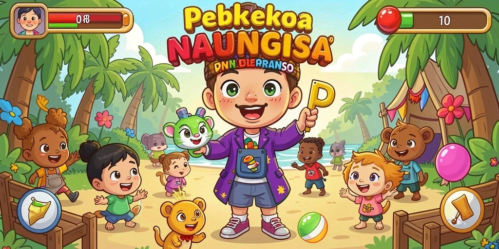 Screenshot tampilan awal RSNGAME yang menarik.
