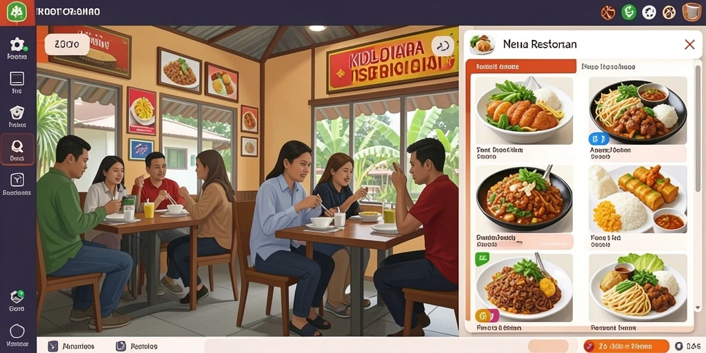 Tampilan antarmuka yang modern dan menarik.