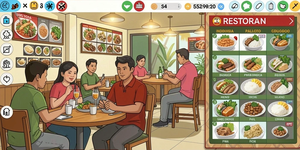 Tampilan antarmuka yang modern dan menarik.
