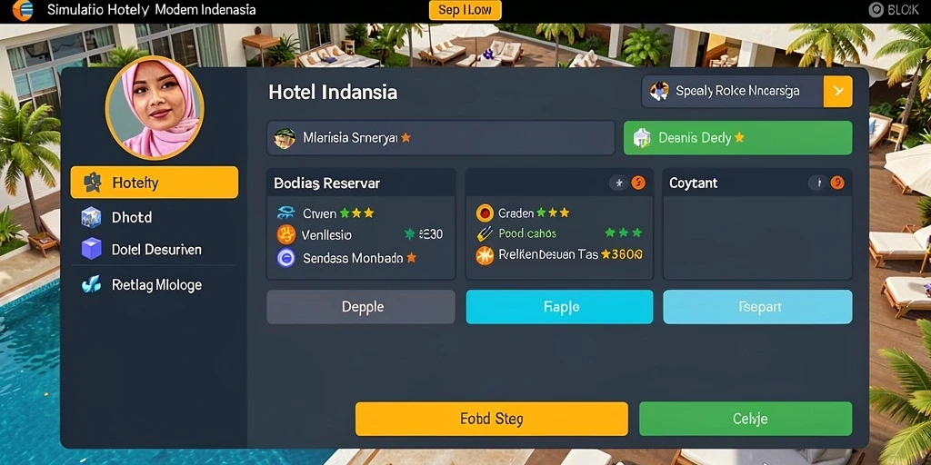 Tampilan antarmuka yang mudah dipahami dan dinavigasi.